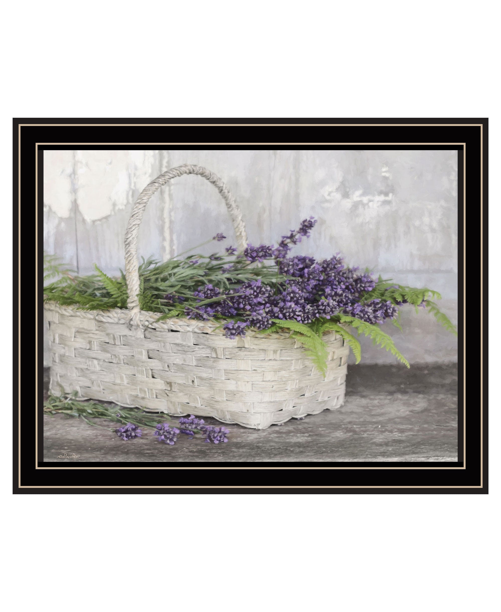 My Lavender Black Framed Print Wall Art