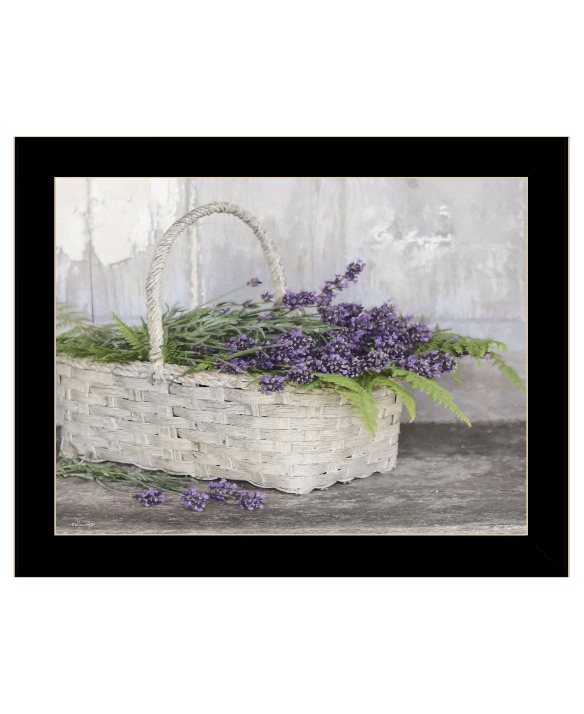 My Lavender Black Framed Print Wall Art