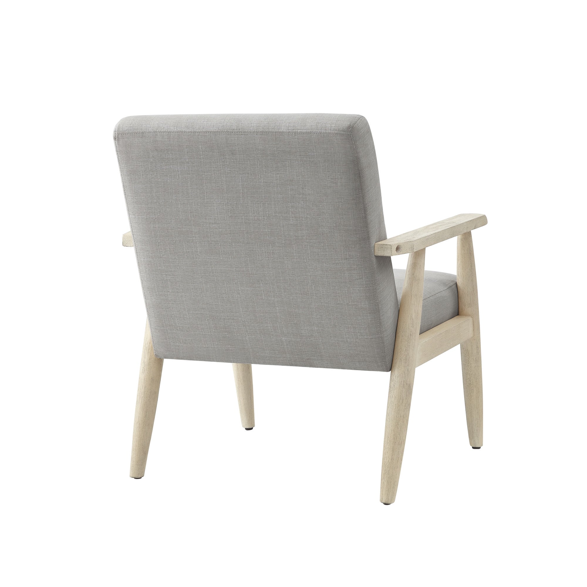 30" Gray Linen Arm Chair