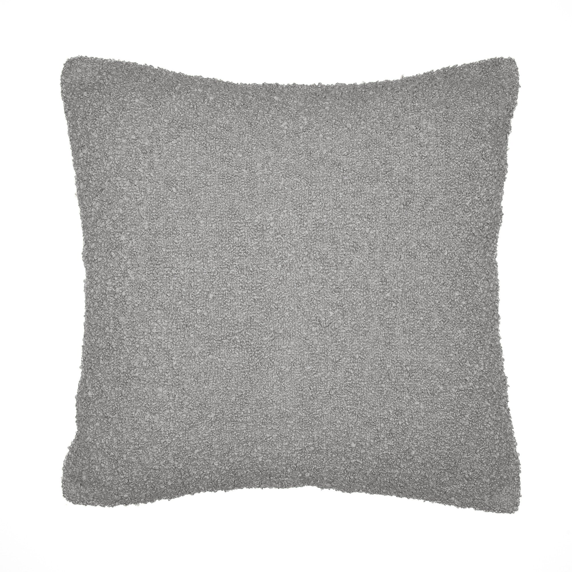 20" Ivory Throw Pillow With Shag