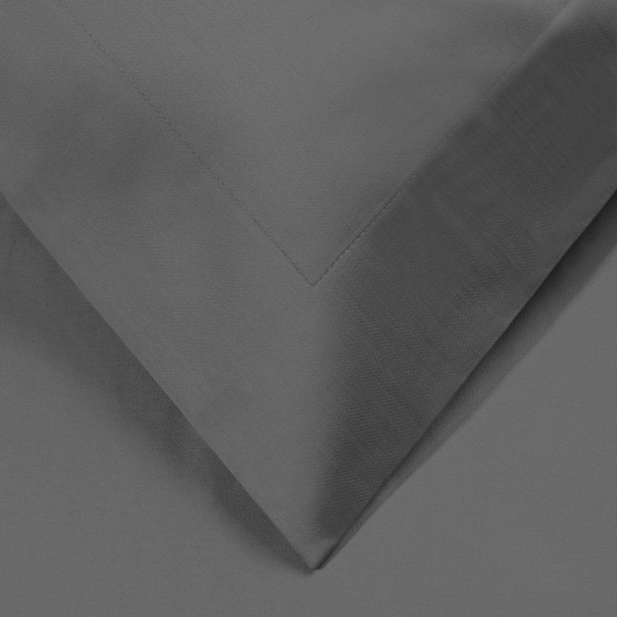 Charcoal King Cotton Blend 1200 Thread Count Washable Duvet Cover Set